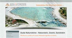 Desktop Screenshot of natursteine-ds.de